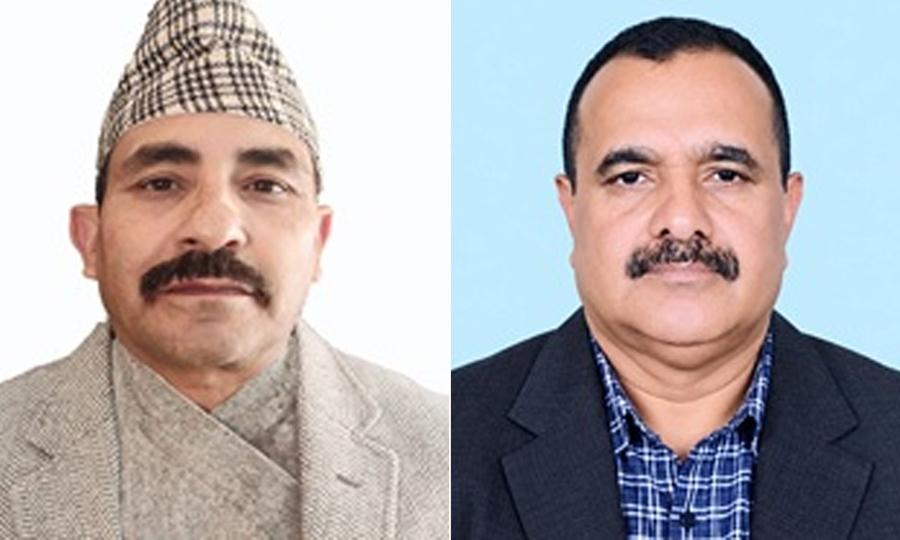 Thagindra Kattel and Baburam Dahal
