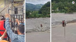 Cable crossing installed over Trishuli River to reconnect two Nuwakot wards