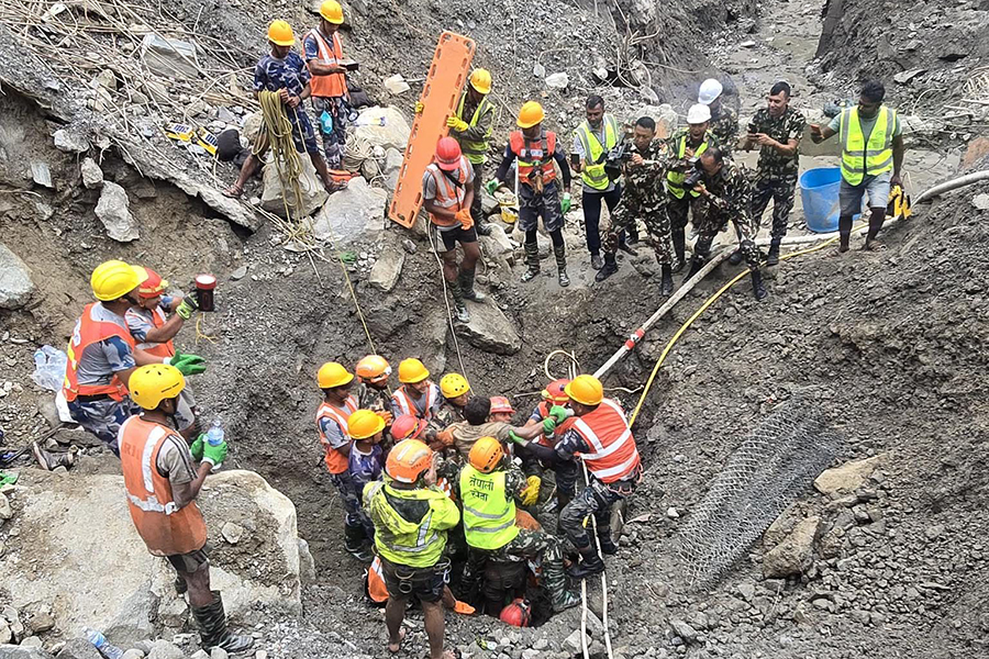 UPDATE: Two rescued alive from Trishuli-3A tunnel after Bhotekoshi flood