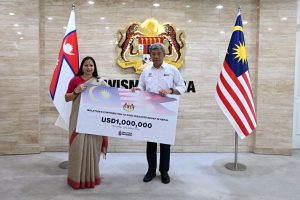 Malaysia gives Nepal over Rs 150 million for post-flood reconstruction