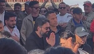 Prime Minister Balen visits Palanchok Bhagwati in Kavre