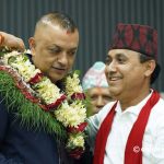Gagan Thapa takes oath as Nepali Congress president