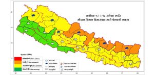 Rain and snowfall likely in Nepal from today; public urged to stay alert