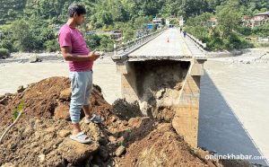 Flood damage to Maldhunga Bridge cuts off western Nepal, thousands affected