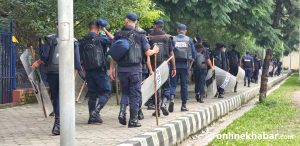 Security tightened at Nepali Congress voting venues as voting remains delayed