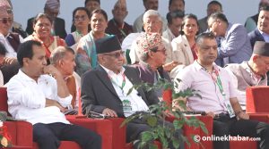 Which political leaders attended the Nepali Congress convention opening?