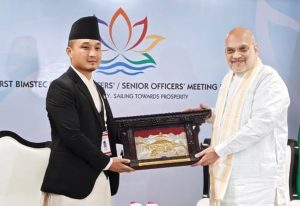 Home Minister Gurung meets Indian counterpart