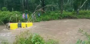 Ambulance swept away by stream in Madi