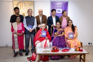 Senior artist Sharda Chitrakar launches book ‘Samaya Chakra’