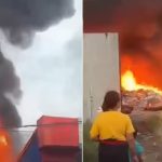 Fire breaks out at scrap shop in Suryabinayak