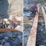 This is how the flood-hit Chum Valley trail is being fixed
