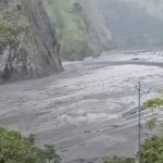 What triggered the devastating flood in the Budhi Gandaki river?