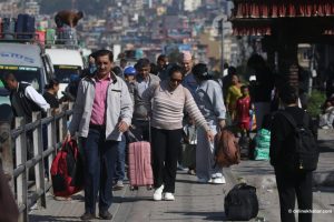 Dashain rush begins as people leave Kathmandu Valley for their hometowns