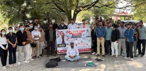 Dr Dilli Harijan begins hunger strike again after agreement remains unimplemented