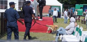 700 police deployed for Congress convention, from sniffer dogs to drones