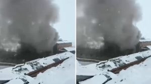 Fire breaks out at Hotel Goodluck in Solukhumbu