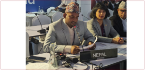 Rabin Mahato files candidacy for Nepal at Youth Parliament Forum