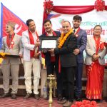 Onlinekhabar Associate Editor Sudarshan Khatiwada honoured