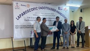Surgical training equipment donated to four health institutions, including Bir Hospital